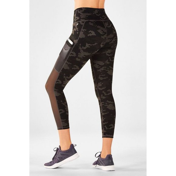 Fabletics Pants - Fabletics Mila High-Waisted Pocket Capri PowerHold